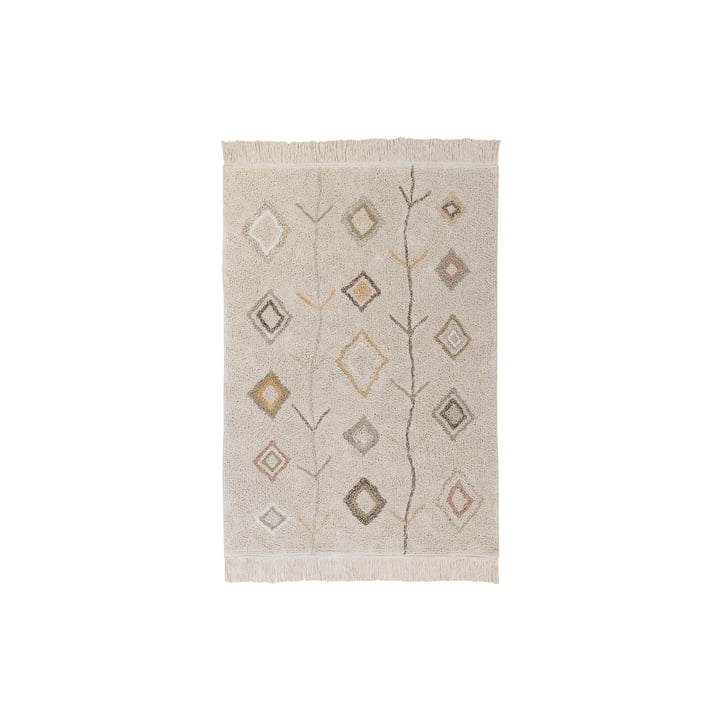 Kaarol Earth Rug, 200 x 140 cm, natural by Lorena Canals