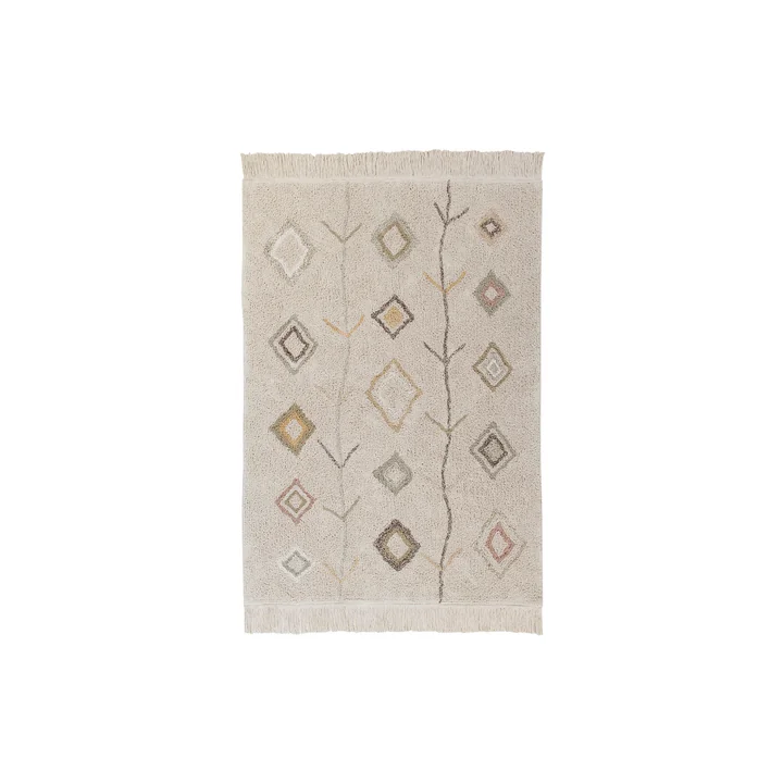 Kaarol Earth Rug, 200 x 140 cm, natural by Lorena Canals
