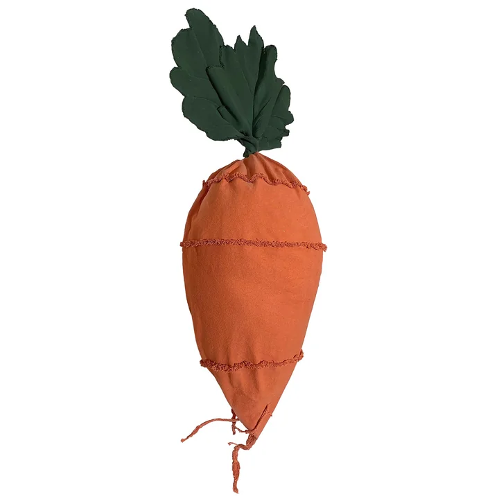 Beanbag Cathy the Carrot, orange from Lorena Canals