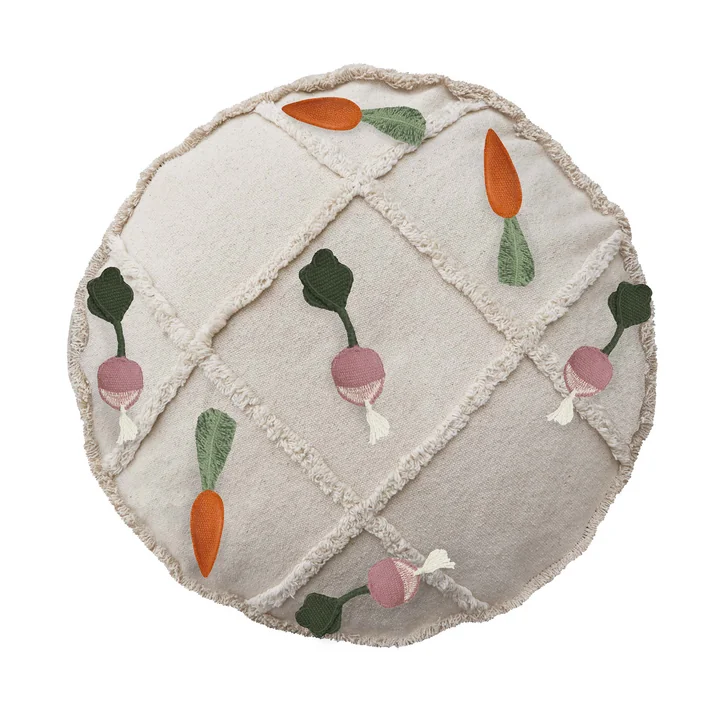 Tic-Tac-Toe Pouf, 50 x 50 cm, natural from Lorena Canals