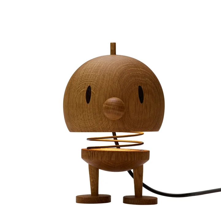 Hoptimist - Woody Bumble Table lamp, Large, Oak