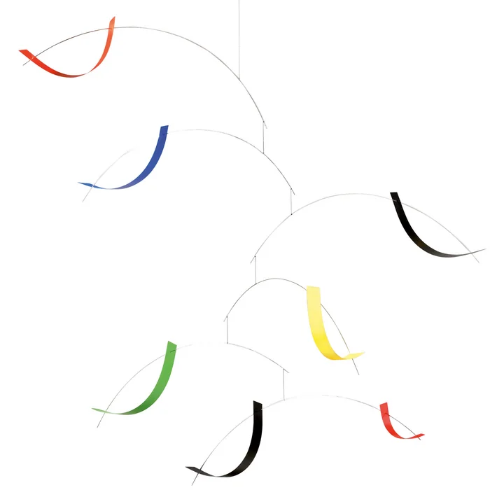 Breeze Mobile from Flensted Mobiles in the version green / red / yellow