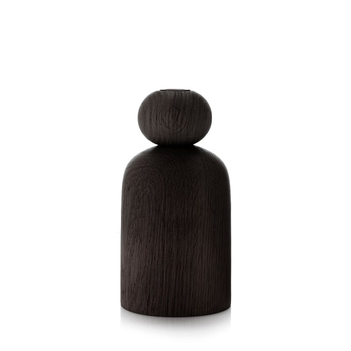 Shape Ball Vase from applicata in the finish stained oak