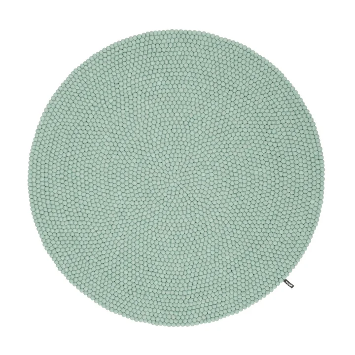 Mats felt ball rug from myfelt in the color turquoise
