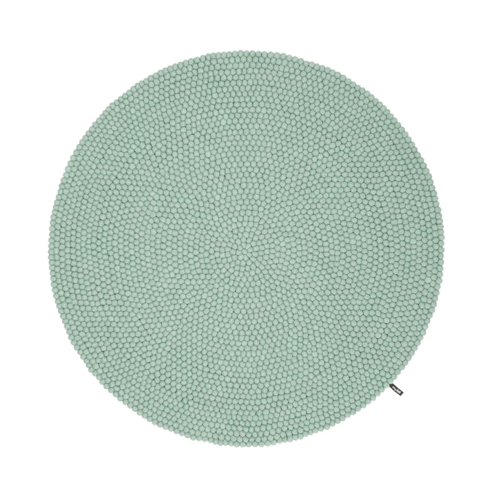 Mats felt ball rug from myfelt in the color turquoise