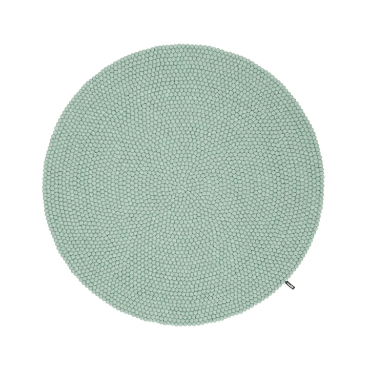 Mats felt ball rug from myfelt in color turquoise