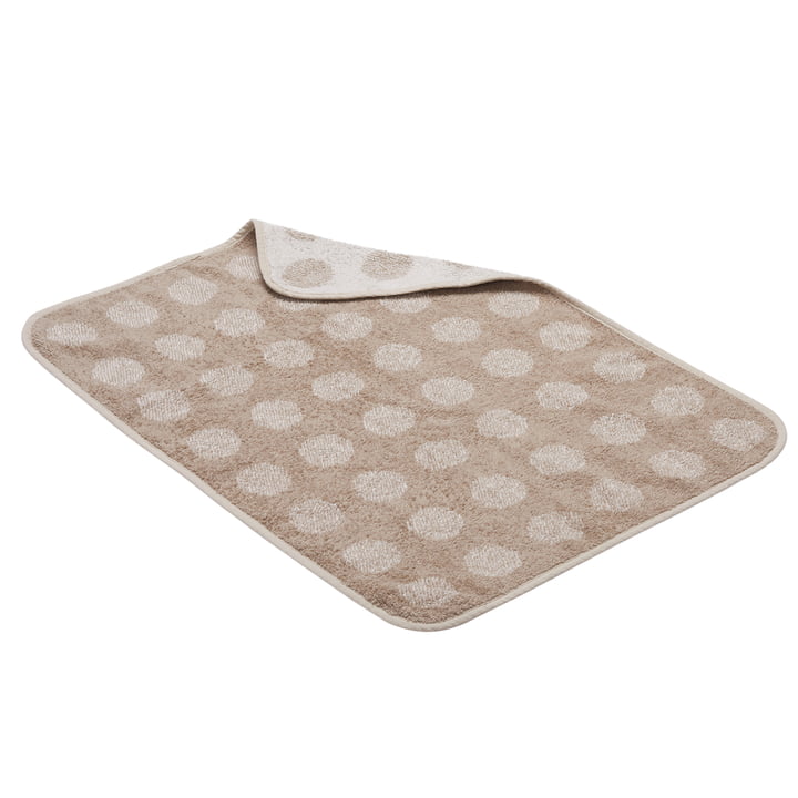 Leander - Topper for changing mat, 100% organic cotton, 65 x 45 cm, cappuccino