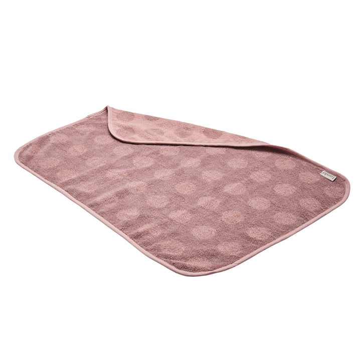 Leander - Topper for changing mat, 100% organic cotton, 65 x 45 cm, wood rose