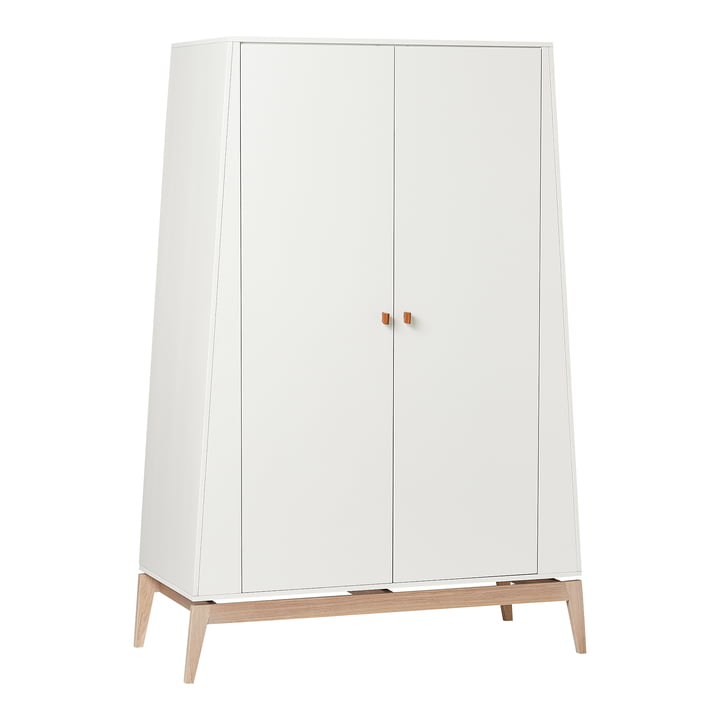 Leander - Luna Wardrobe, 130 x 58 cm, oak / white