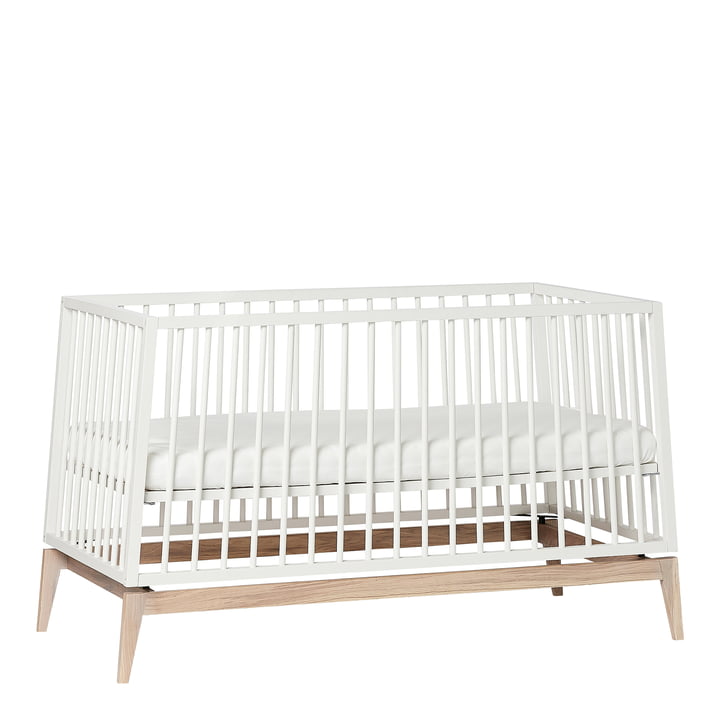 Leander - Luna Baby crib, 140 x 70 cm, oak / white