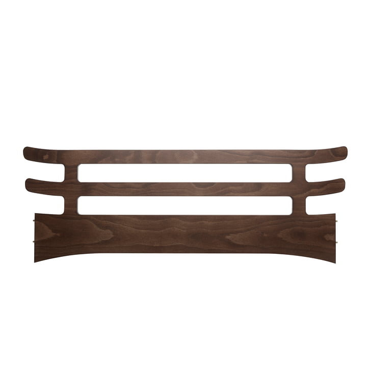 Leander - bed guard for Classic junior bed, walnut