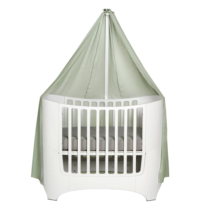 Leander - Canopy for Classic baby crib, 180 x 390 cm, sage green