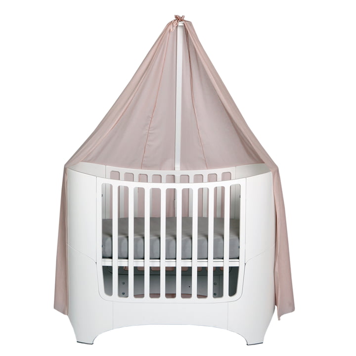 Leander - Canopy for Classic baby crib, 180 x 390 cm, dusty rose