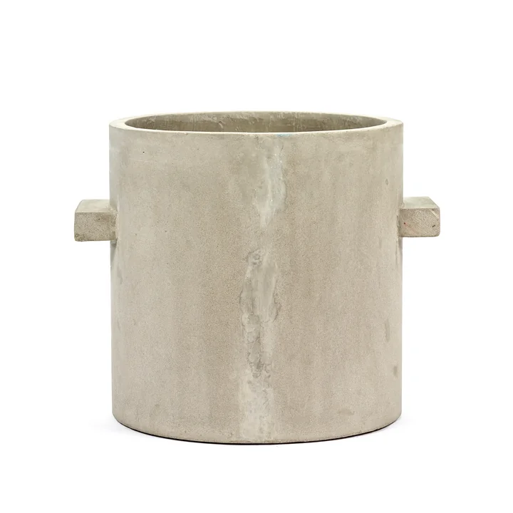 Concrete Cachepot from Serax in the color gray