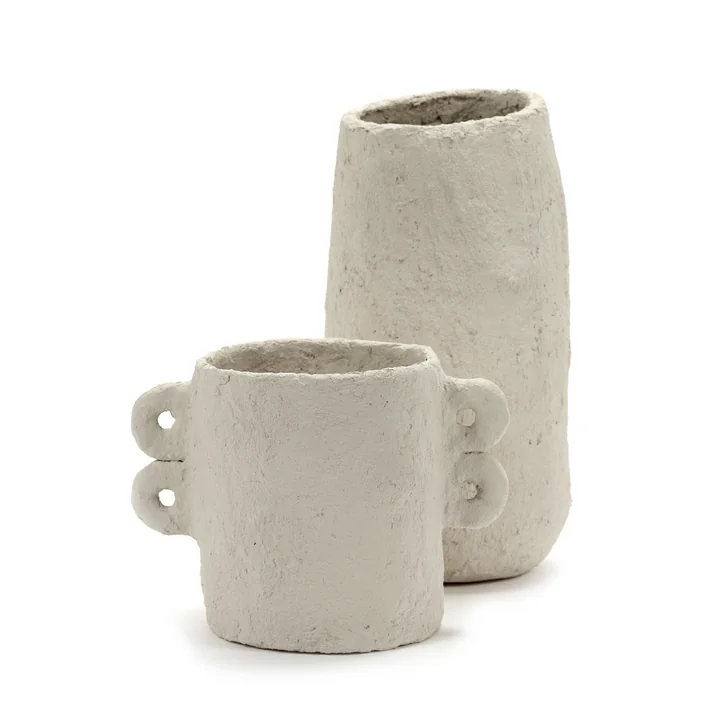 Earth Flower pot from Serax in the color beige