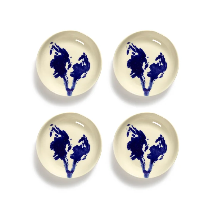 Feast Bowl, Artisckoke of Serax in color white / blue