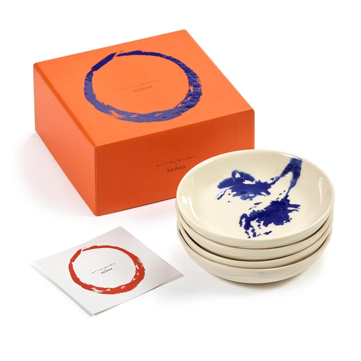 Feast Bowl, Artisckoke of Serax in color white / blue