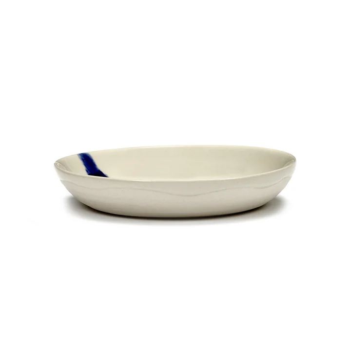 Feast Bowl, Artisckoke of Serax in color white / blue