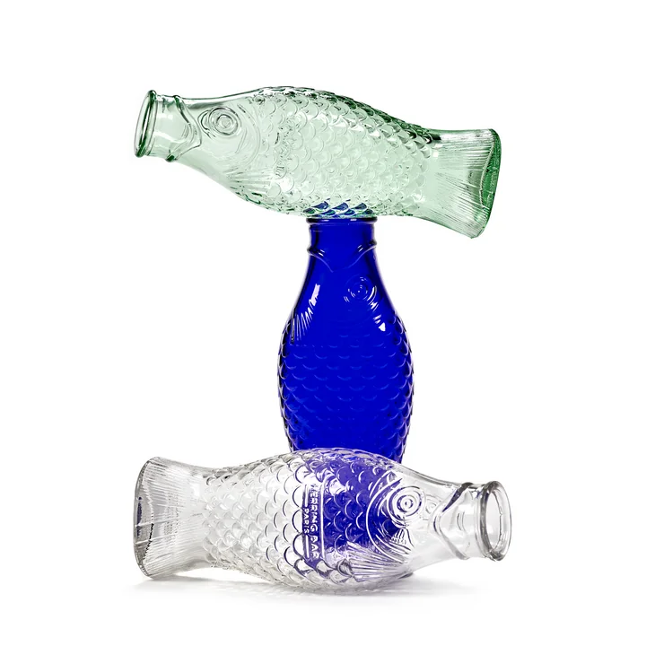 Fish & Fish Serax glass bottle