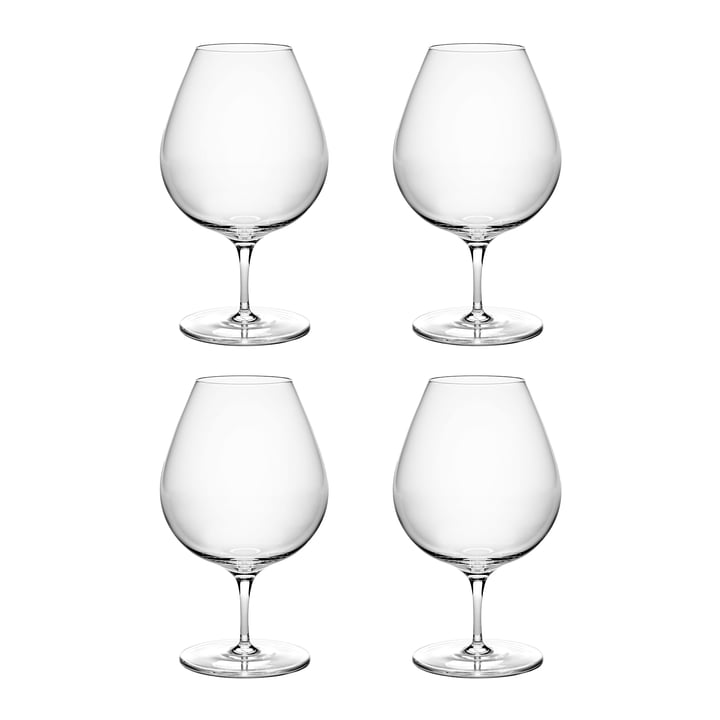 Inku Serax red wine glass in color clear