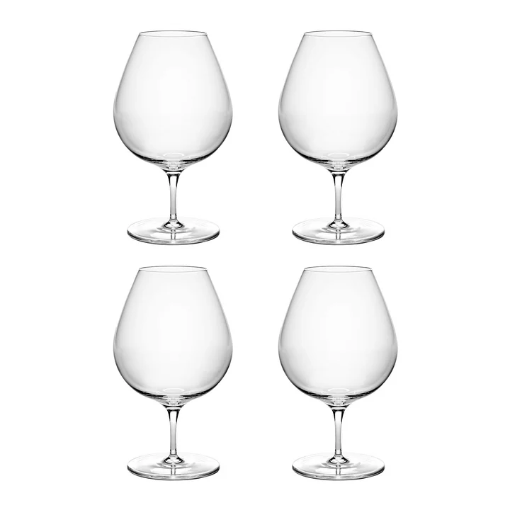 Inku Serax red wine glass in color clear