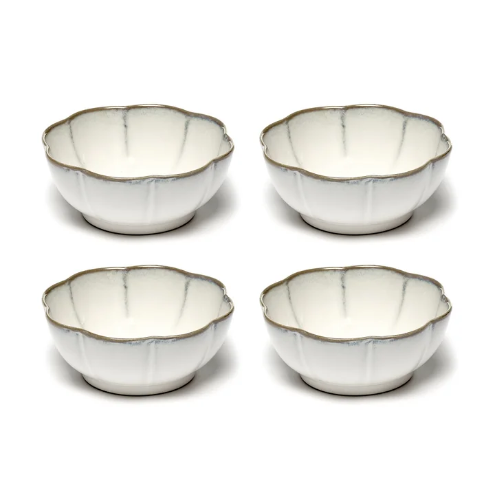 Inku Serax serving bowl in the color white
