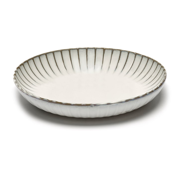 Inku Serax serving bowl in the color white