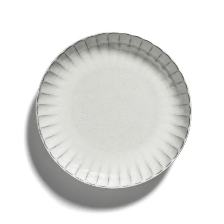 Inku Plate from Serax in color white