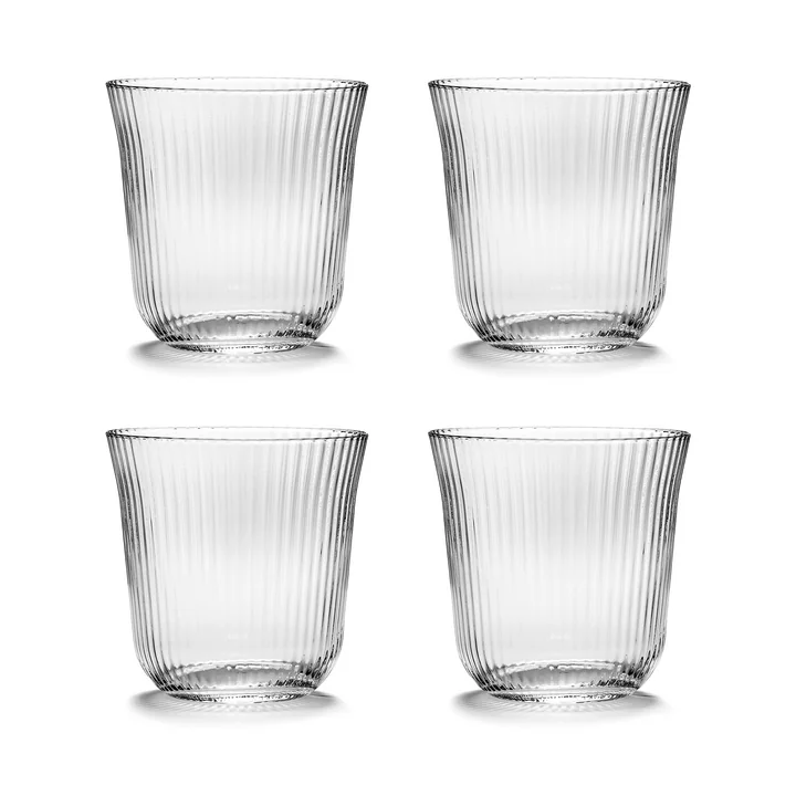 Inku Tumbler glass from Serax in the color clear (set of 4)