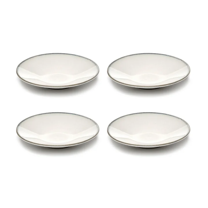 Inku Serax saucer in the color white (set of 4)