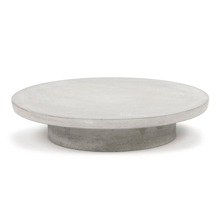 Serax cake plate in the color gray
