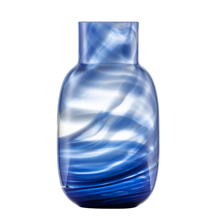 Waters Vase from Zwiesel Glas in color blue
