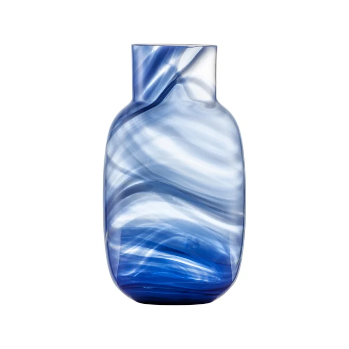 Waters Vase from Zwiesel Glas in color blue