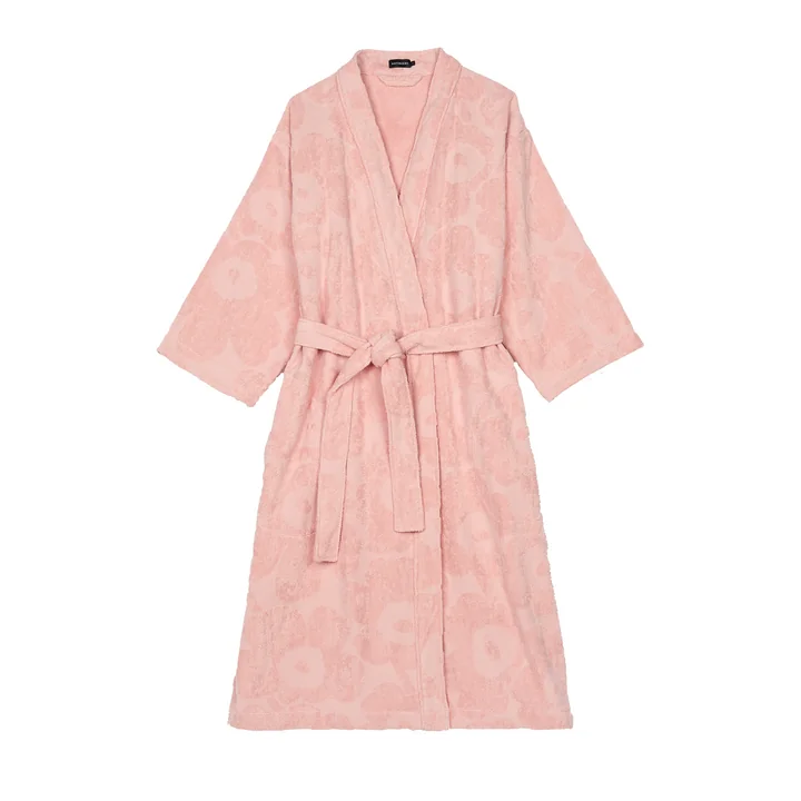 Bathrobe, pink / powder by Marimekko