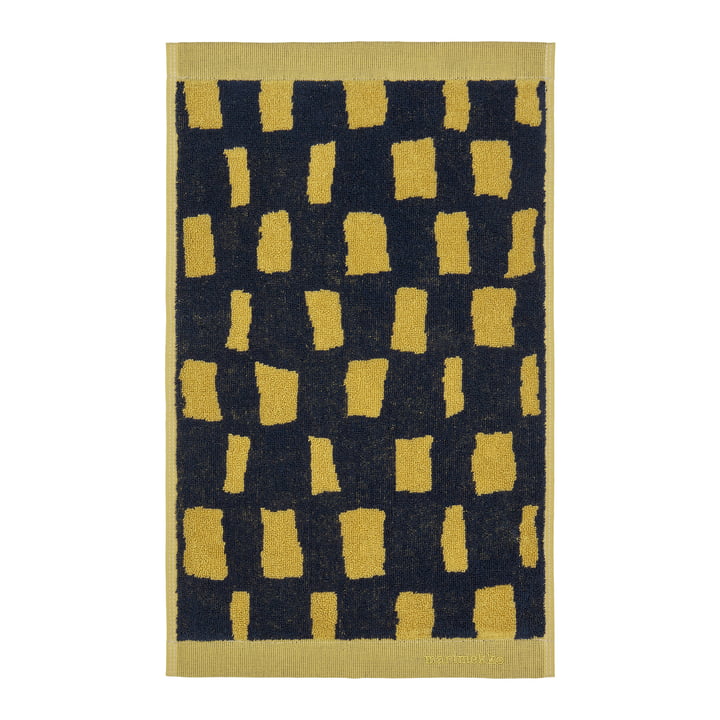 Iso Noppa Guest towel, 30 x 50 cm, black / sand from Marimekko
