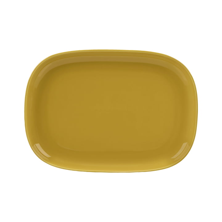 Marimekko - Oiva Serving dish, 23 x 32 cm, yellow