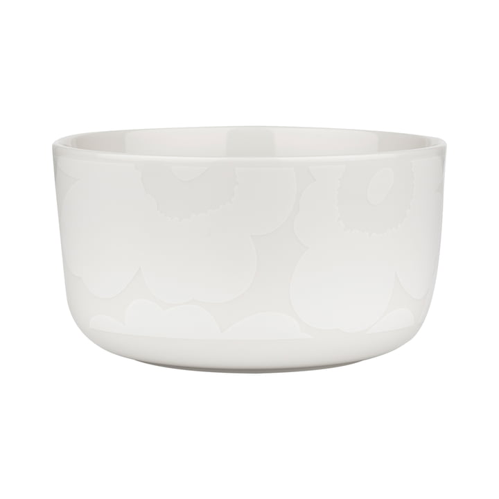 Oiva Unikko Bowl, 500 ml, white / off-white by Marimekko