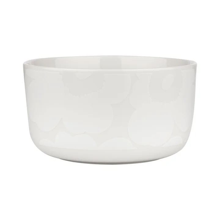 Oiva Unikko Bowl, 500 ml, white / off-white by Marimekko