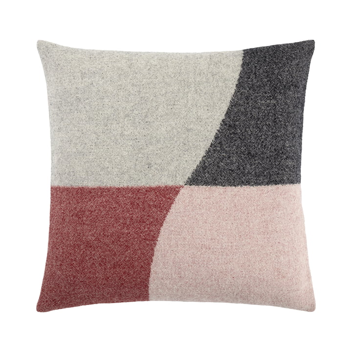 Marimekko - Sambara Pillowcase, 50 x 50 cm, off-white / red / brown