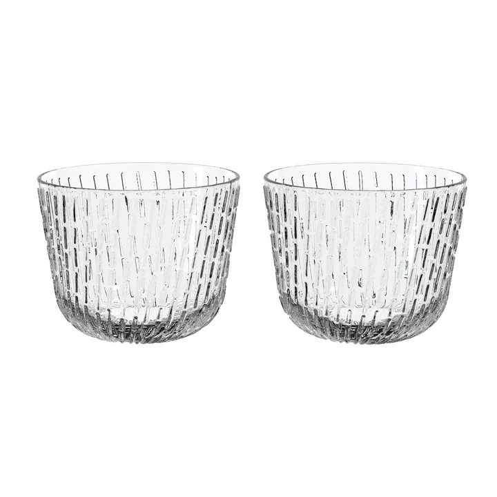 Marimekko - Syksy Glass, 220 ml, clear (set of 2)