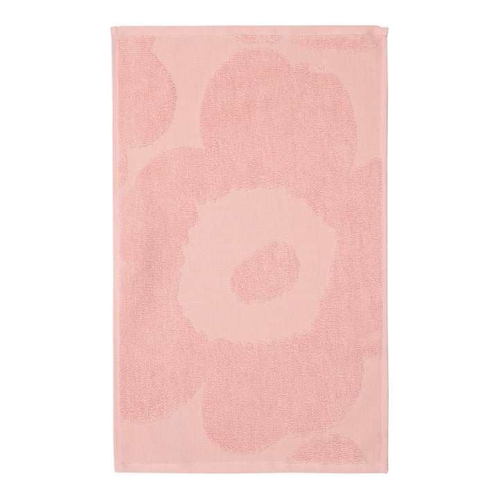 Unikko Guest towel, 30 x 50 cm, pink / powder from Marimekko