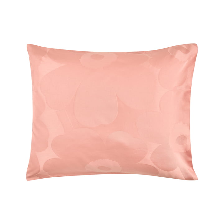 Unikko Pillowcase 60 x 63 cm, powder / pink from Marimekko