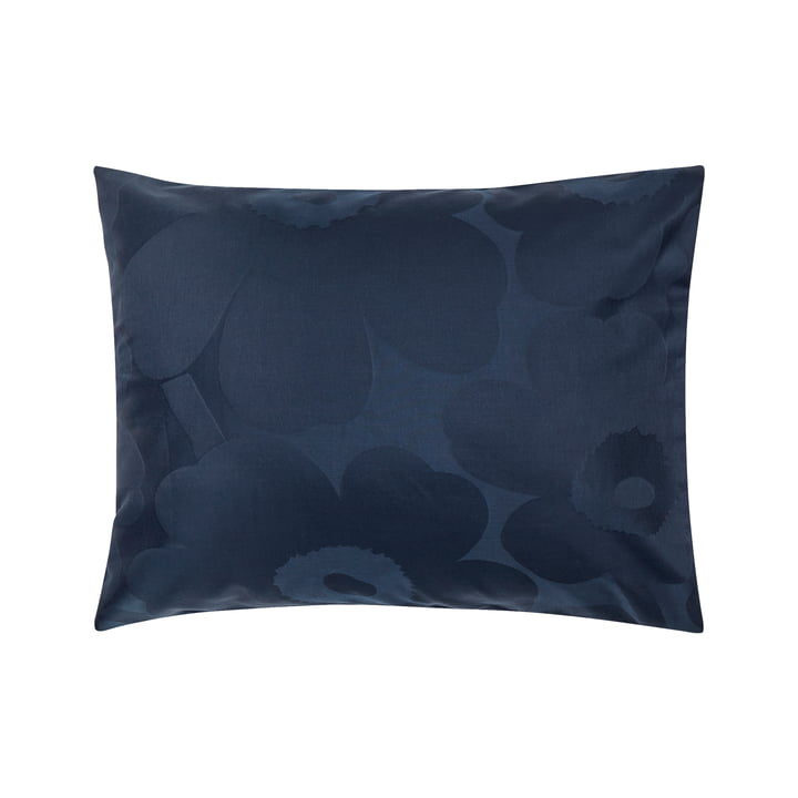Unikko Pillowcase, 60 x 63 cm, dark blue / blue from Marimekko