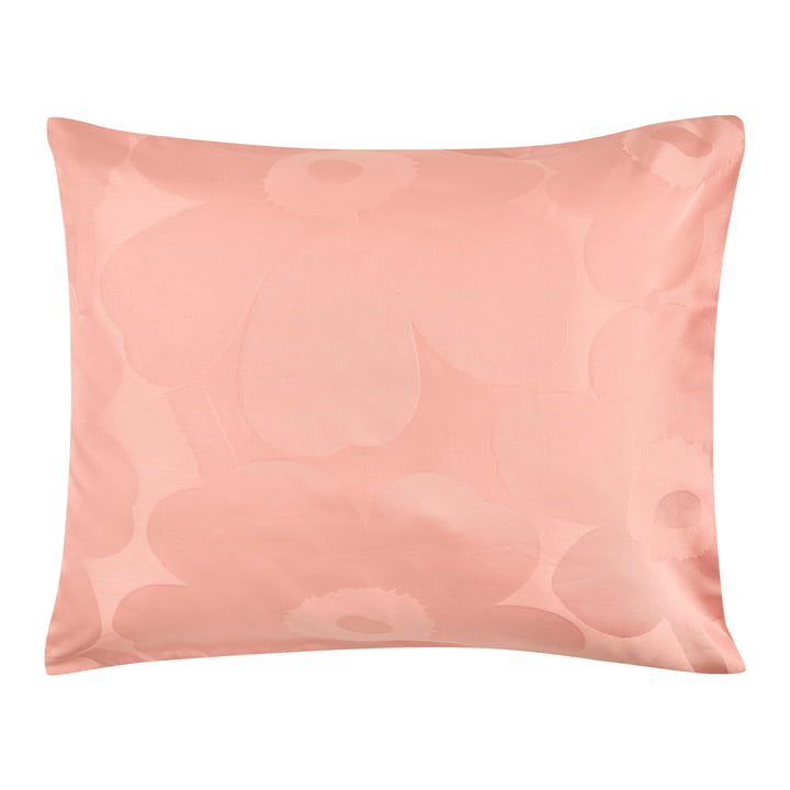 Unikko Pillowcase, 80 x 80 cm, powder / pink from Marimekko