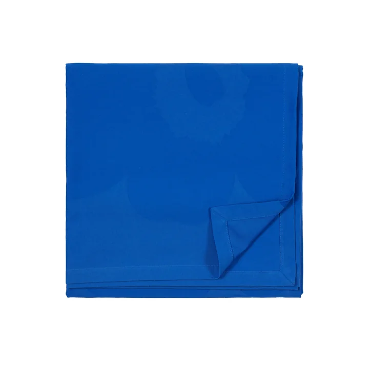 Unikko Tablecloth, 140 x 250 cm, dark blue / blue by Marimekko