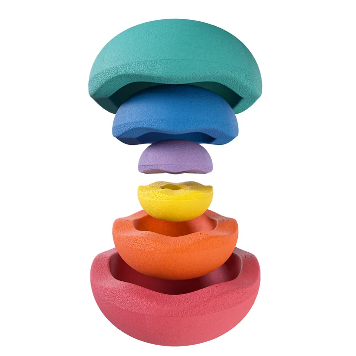 Stapelstein® - Inside rainbow classic, multicolor (set of 6)