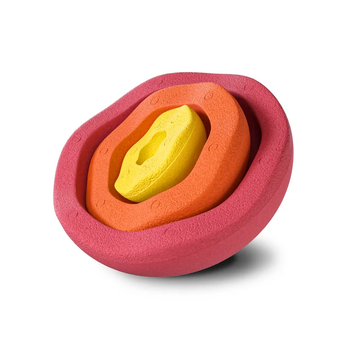 Stapelstein® - Inside warm classic, red / orange / yellow (set of 3)