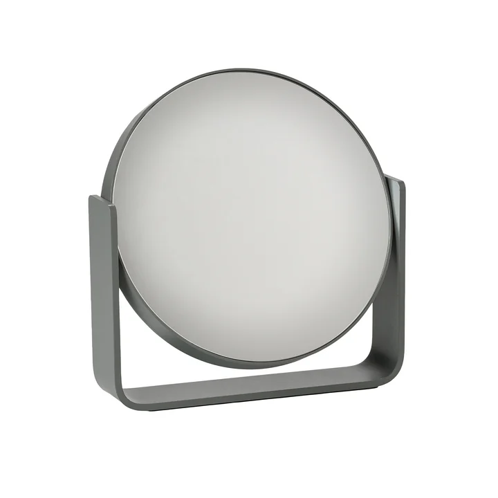 Zone Denmark - Ume Table mirror, 5 x magnification, gray