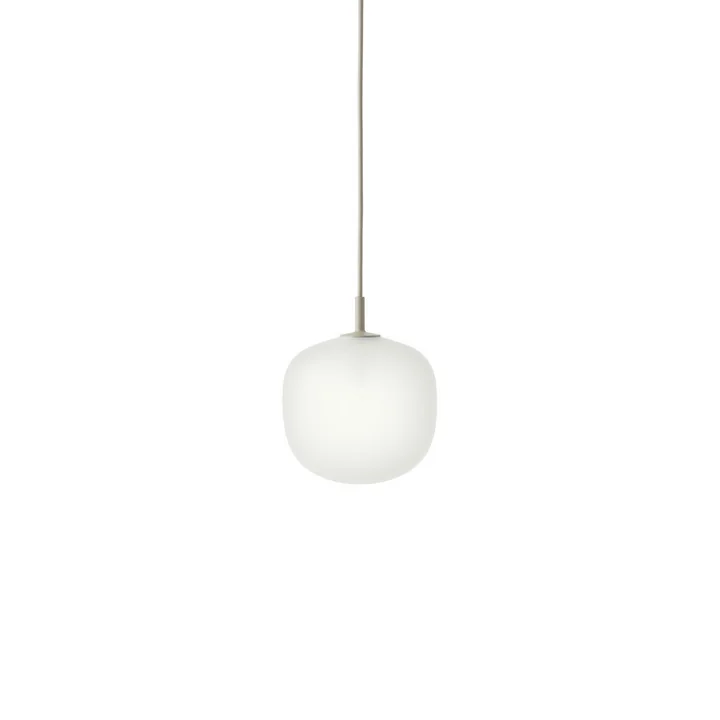 Muuto - Rime Pendant lamp Ø 18 cm, opal / gray