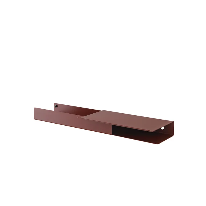 Muuto - Folded Shelves Platform 62 x 5.4 cm, deep red